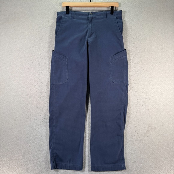Carhartt Scrub Pants Womens Small Regular Blue Utility Ripstop Straight Workwear - Picture 1 of 15